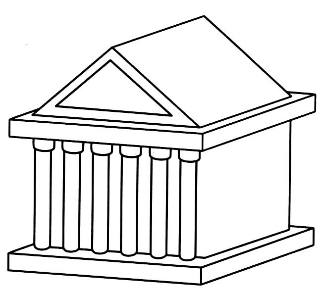 雅典神庙雅典神庙简笔画