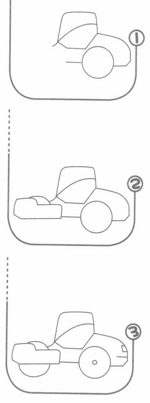 压路机分解教程压路机简笔画