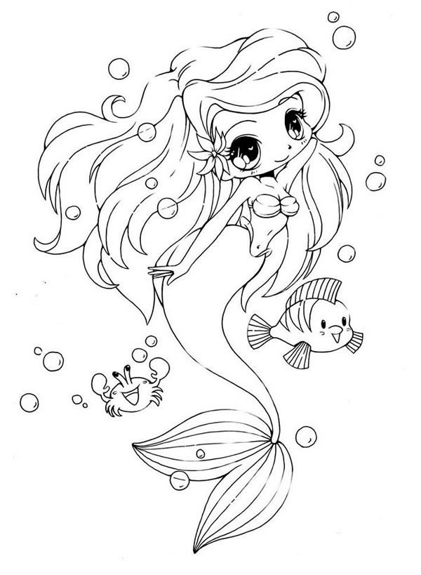 12款简单漂亮的美人鱼美人鱼简笔画怎么画步骤教程
