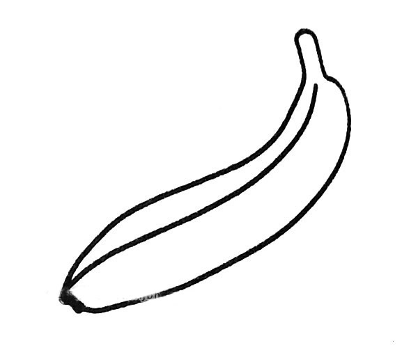 香蕉四种不同的香蕉简笔画
