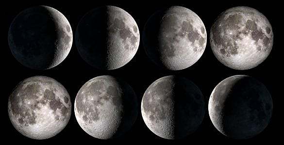 为什么月亮有月相变化?