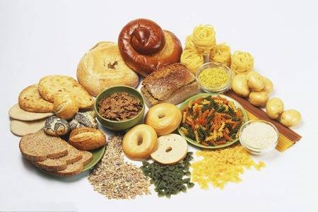 高碳水化合物食物图片
