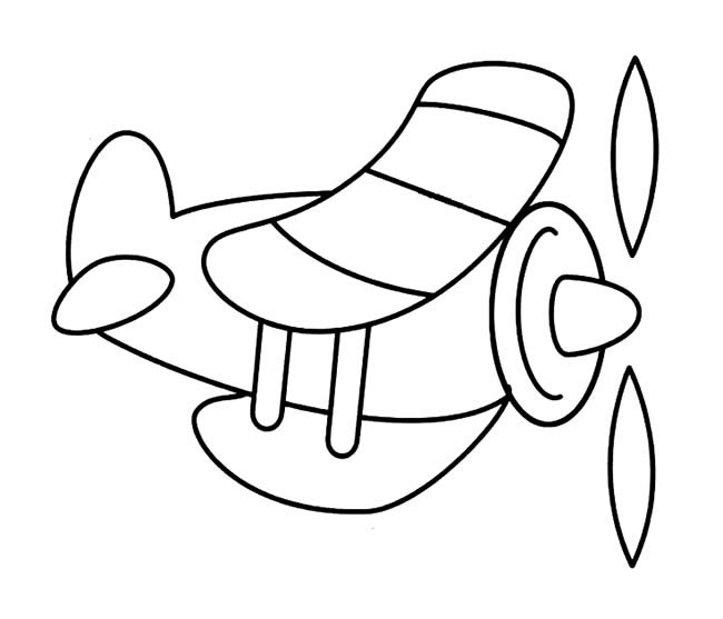 飞机螺旋桨图片简笔画图片