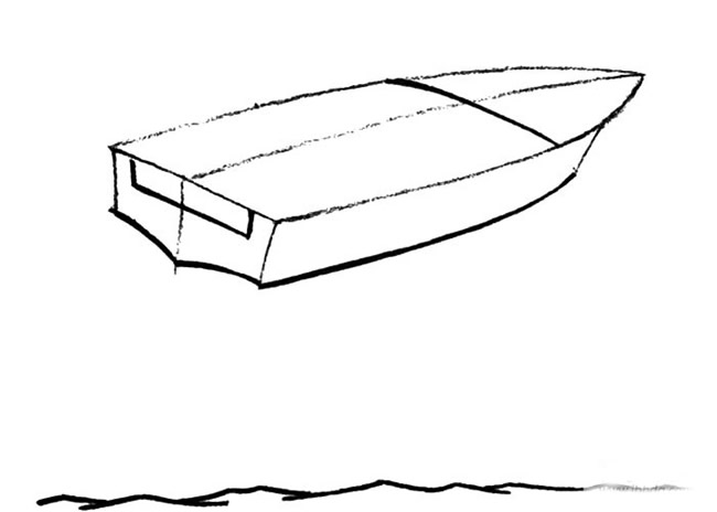 威尼斯小艇简笔画绘画图片
