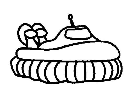 气垫艇气垫艇的简单简笔画
