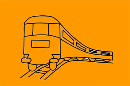 火车动漫图片简笔画图片