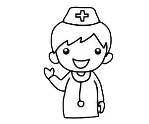 医生简笔画步骤图解教程当我们生病了,第一时间就要去医院找医生看病