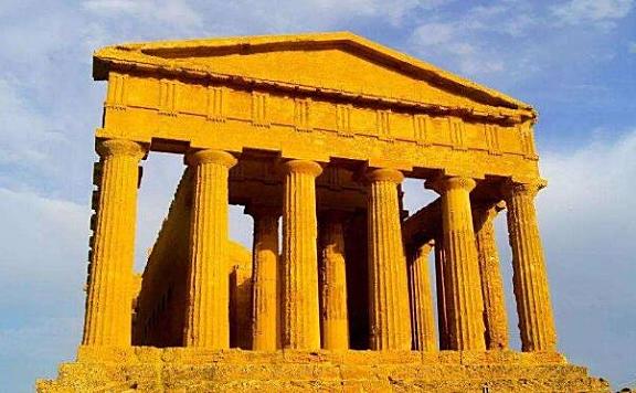 古希腊三大柱式：陶立克柱式、爱奥尼克柱式和科林斯柱式