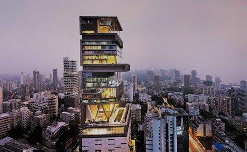 2021亚洲十大豪宅排名：印度安蒂拉排在榜首