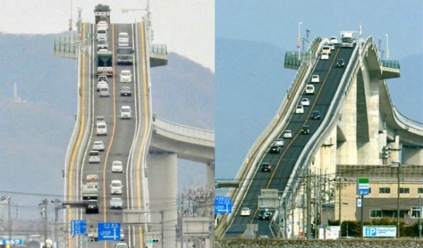 世界上坡度最高的大桥