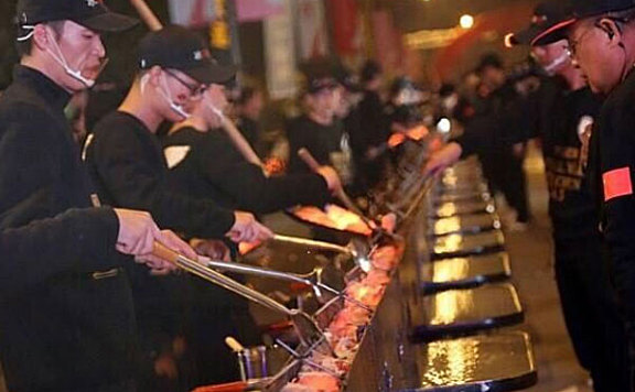 世界上最长的烤肉串