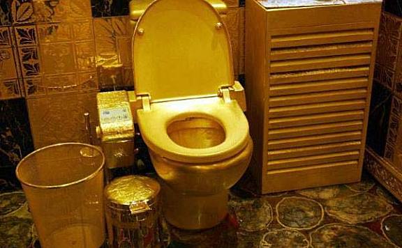 世界上最贵的厕所：用了380公斤黄金和6200颗钻石