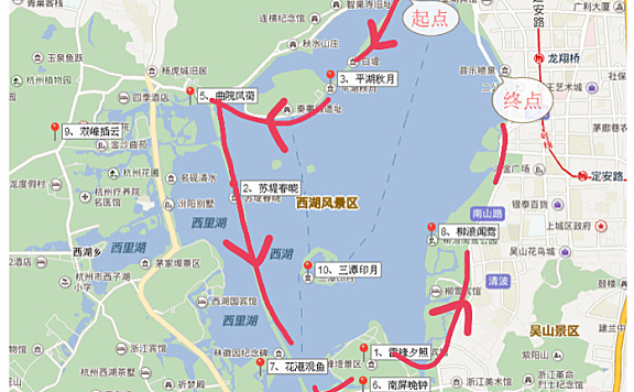 西湖一日游线路有哪些建议？