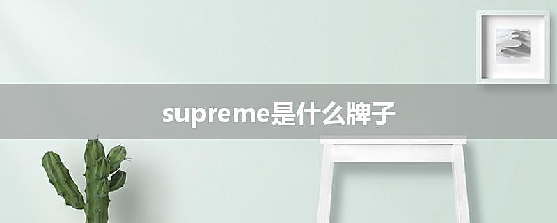 supreme是什么牌子